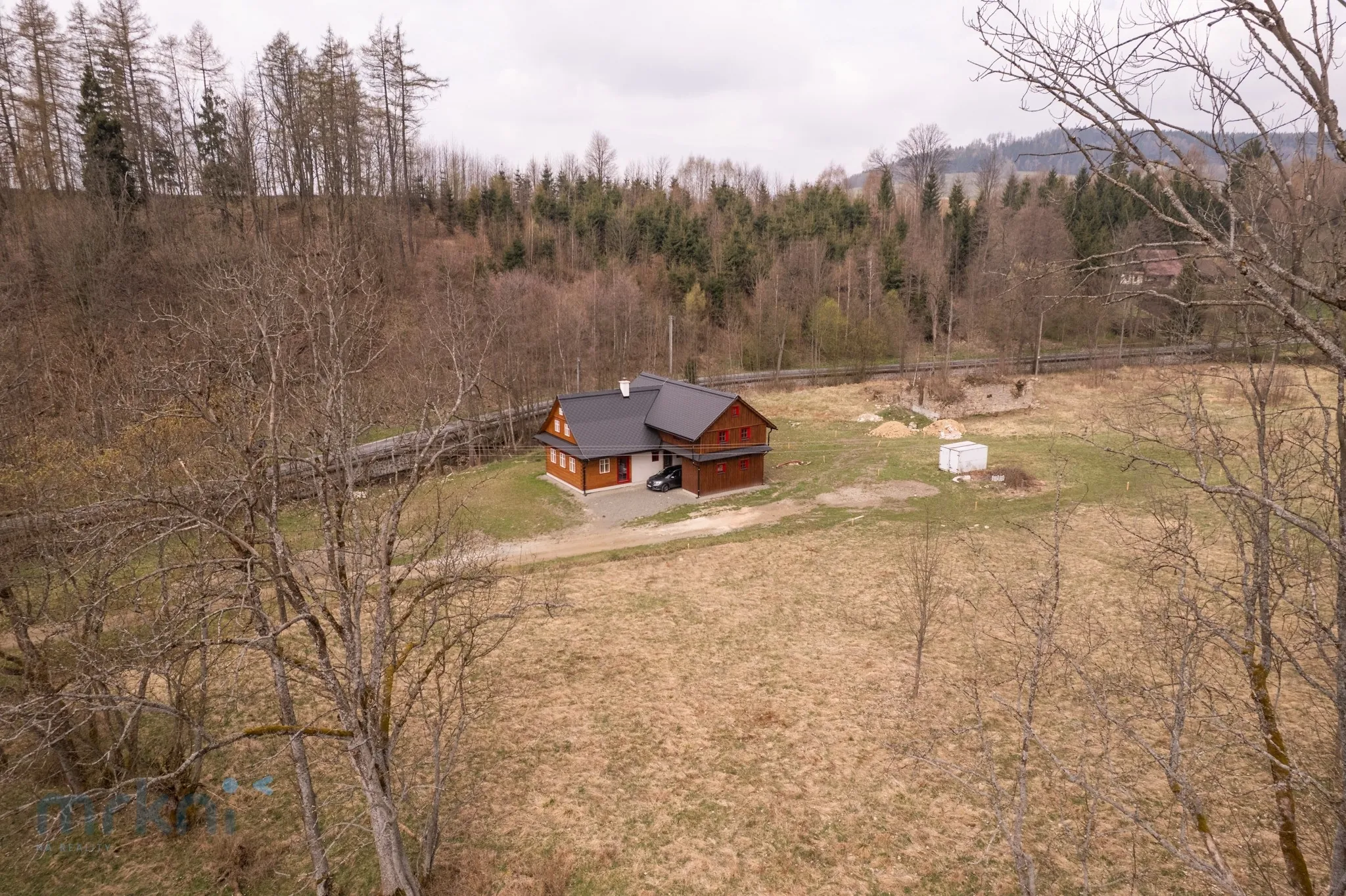 Pohled na pozemky